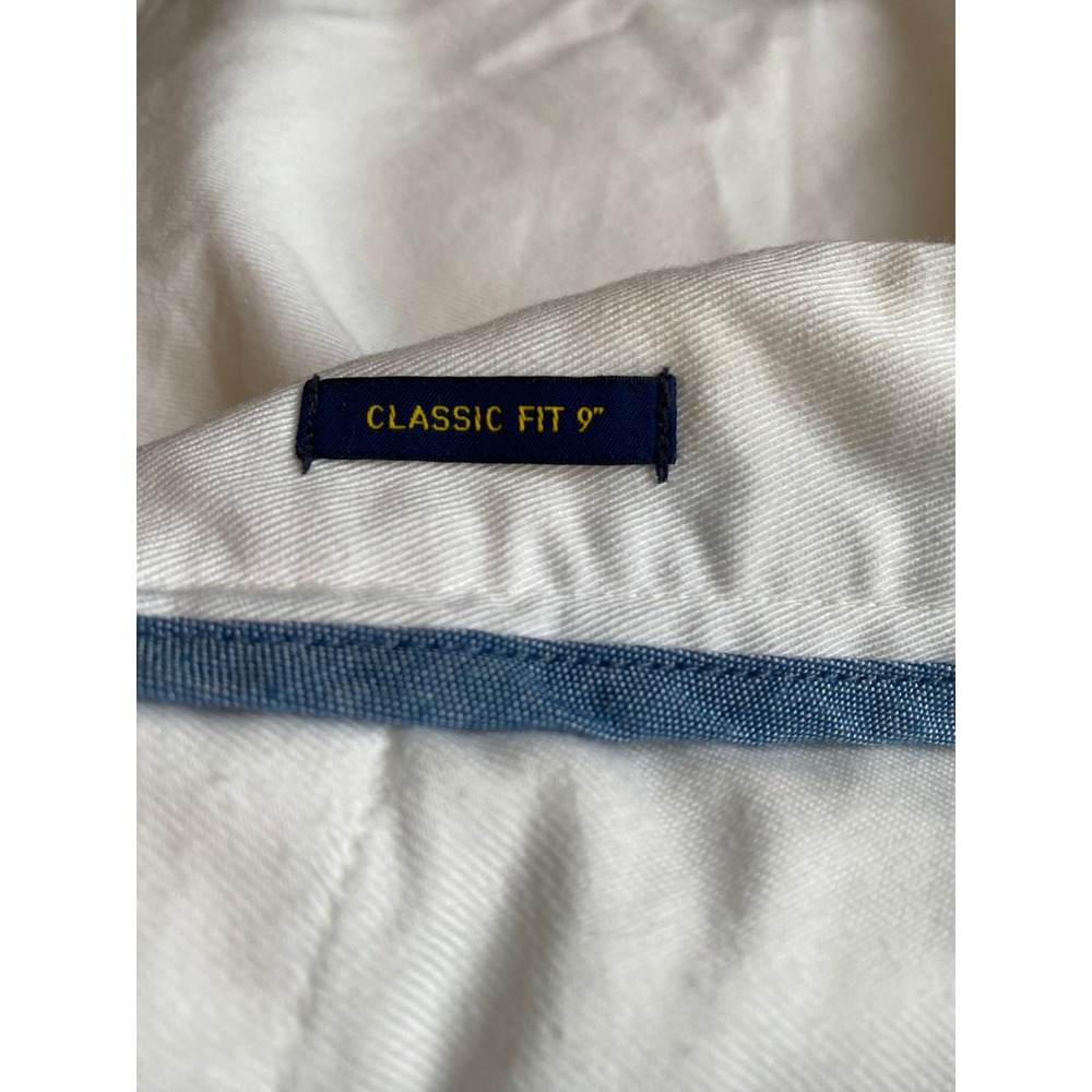 Polo Ralph Lauren Mens White Classic Fit 9 Inch Chino Shorts Cotton Twill - Picture 6 of 7